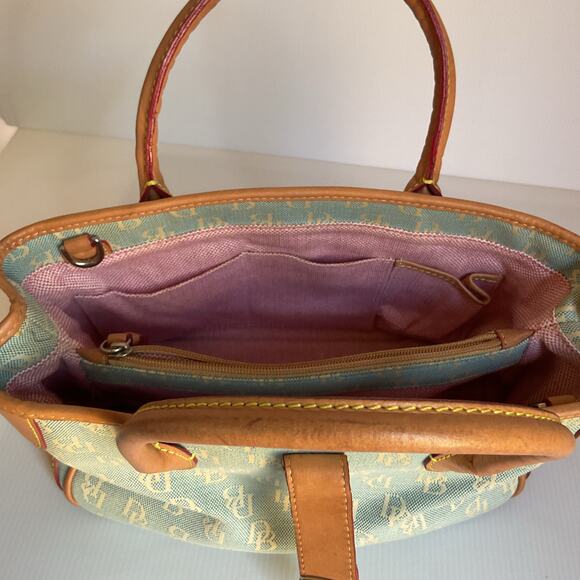 Dooney & Bourke Vintage Satchel DB Monogram - Picture 7 of 13